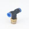 IDGTTLDF 5-Piece 1/4-Inch Male-Thread Pneumatic T-Fitting for 4 mm Tube OD view 2