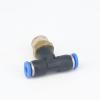 IDGTTLDF 5-Piece 1/4-Inch Male-Thread Pneumatic T-Fitting for 4 mm Tube OD view 4