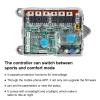 MAYANGYANG E-Bike Controller Board for Electric Scooters and Skateboards, Brushed Motor Controller view 3
