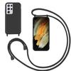 GoodcAcy Phone Strap Case for Samsung Galaxy S21 Ultra, Black view 1