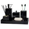 WQQYU6HKF Marble Soap and Lotion Dispenser, Black view 3