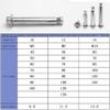 304 Stainless Steel Expansion Bolts, M8 x 100, 10 Pieces (M8 x 70 Variant) view 2