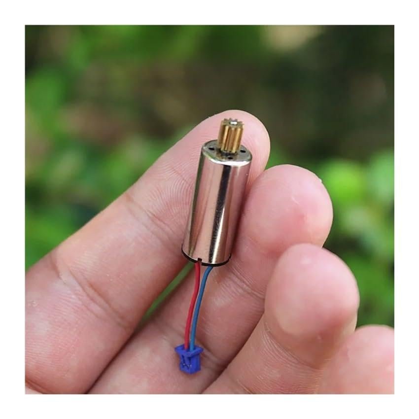 VWWJCCRO 11-Tooth 0.3-Module NdFeB 8520 Coreless DC Electronic Starter, 3.7 V, 46,000 RPM, High Torque, for Airplane Models