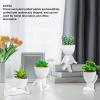 Itonash Artificial Human-Shaped Mini Succulent Pot view 3