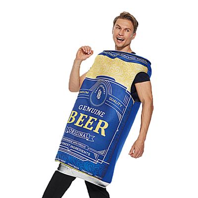 Beer Can Costume for Men, Lightweight Unisex Funny Halloween Costume