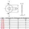 DIN 9021 Stainless Steel V2A AISI 304 Flat Washers, 50 Pack, 22.0 mm (M20) view 2