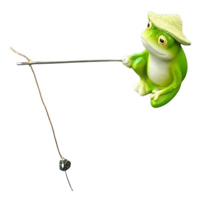 Jvjggag Garden Ornament, Outdoor Frog Statue