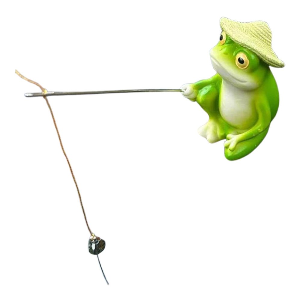 Jvjggag Garden Ornament, Outdoor Frog Statue