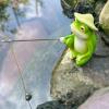 Jvjggag Garden Ornament, Outdoor Frog Statue view 4