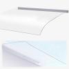 Transparent Polycarbonate Door Awning, UV-Resistant, 50 x 60 cm / 20 x 24 in view 1