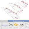 Transparent Polycarbonate Door Awning, UV-Resistant, 50 x 60 cm / 20 x 24 in view 3