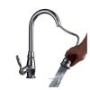 Kitchen Faucet, Pure Copper with Filter, 360° Swivel Pull-Down Sprayer, Sink Mixer (SLT123B) view 4