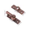 OSALADI Stainless Steel Sliding Door Bolt Lock, Durable and Easy to Install, Dark Red view 2