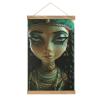 GFLFMXZW Long Vertical Canvas Poster, Blurred Lighting Style Wall Art, Ready to Hang, Bedroom Decor view 1