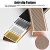 L-Shaped Metal Stair Nosing, 2 in. Wide, Non-Slip Stair Edge Protector, Gold, 1.5 m view 2