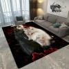 Wolf Area Rug, 3D-Printed Super-Soft Flannel, 100 x 200 cm view 1