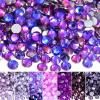 Purple Hotfix and Non-Hotfix Rhinestones for Crafts view 2