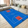 3D Basketball Court Rug, 80 x 120 cm, Soft Flannel view 1