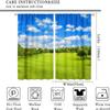Opaque 3D Golf Print Curtains, 2-Piece Blackout Curtains with Grommets, 280 x 250 cm view 2