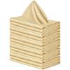 GCYEIDMA Fabric Napkins, 12-Pack, 30 x 30 cm, Hemstitched Square Satin Cocktail Napkins, Champagne Gold view 1