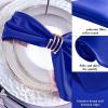 GCYEIDMA Fabric Napkins, 12-Pack, 30 x 30 cm, Hemstitched Square Satin Cocktail Napkins, Champagne Gold view 4