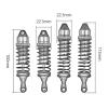 RC Car Shock Absorbers Compatible with Traxxas Slash 4x4 4WD/2WD and Rustler VXL, Aluminum Front & Rear, 1/10 Upgrade Parts, Red view 4