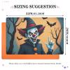 Clown Bats Doormat, Orange, 81.3 x 50.8 cm, Washable Dirt-Trapping Floor Mat view 2