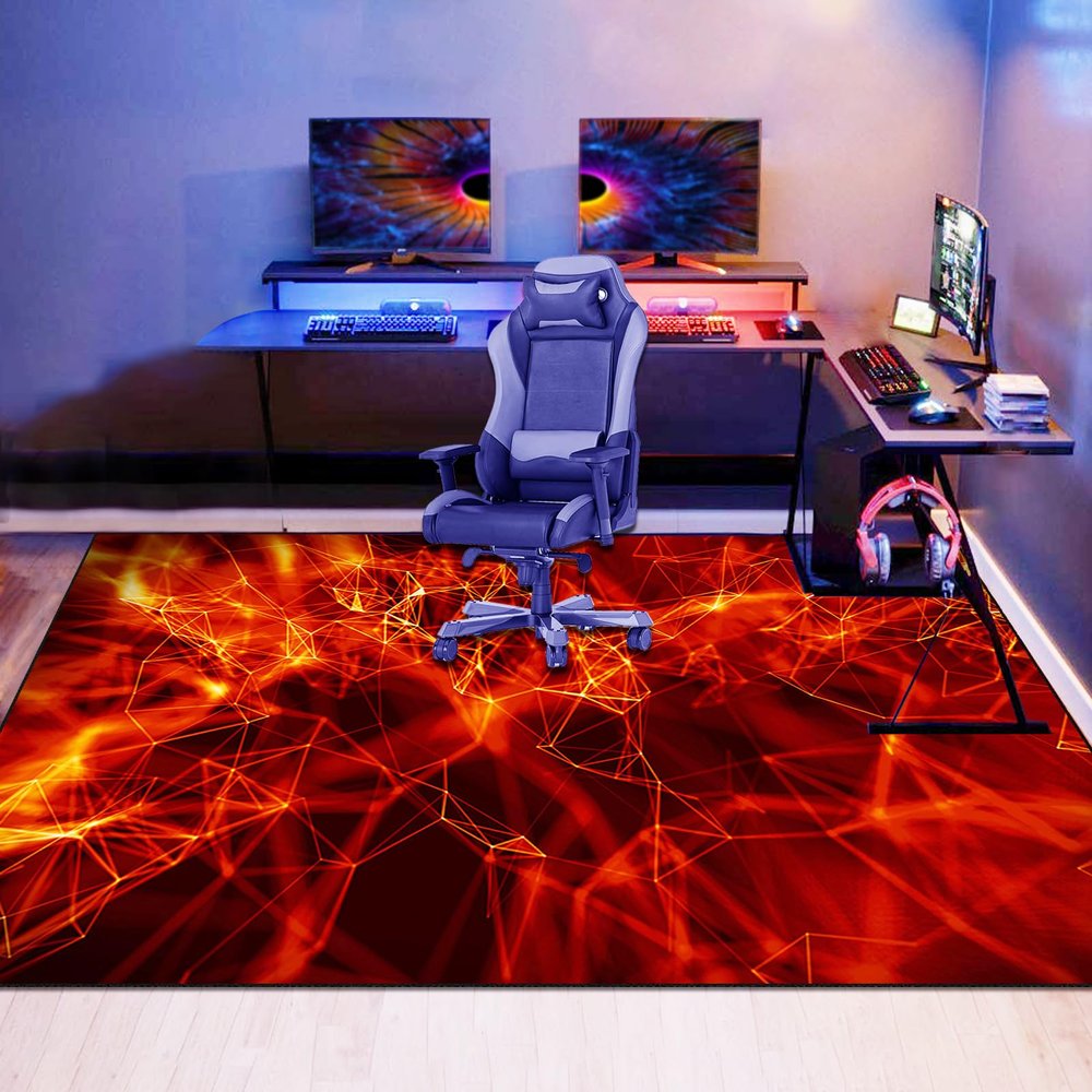 Xiaputcr Hard-Floor Protection Mat for Office Chairs, Non-Slip, 140 x 180 cm