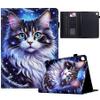 DayQiQiPu PU Leather Case for Apple iPad Air 3 10.5-inch (2019)/iPad Pro 10.5-inch (2017), Tiger Cat Pattern view 1