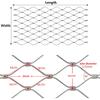 HEFJIAYCIQ 304 Stainless Steel Cable Wire Mesh, 12 cm Mesh, 1.5 mm, 1.2 x 4 m view 2
