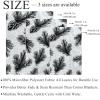 Soft Warm Fleece Throw Blanket for Children and Adults, Christmas Pine Outline Pattern, 150 x 100 cm view 4