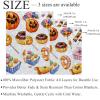 Soft Flannel Throw Blanket, 150 x 200 cm, Colorful Halloween Candy and Snack Design view 4
