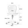 XYQUTQMK Ergonomic Office Chair Air Lift Chair with 360-Degree Rotation for Versatile Movement view 2