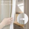 Momooda Foldable Waterproof Shower Curtain, Beige, 200 x 200 cm view 4