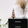 Lpitoy Mini Christmas Tree Decoration with Wooden and Wool Felt Details view 2