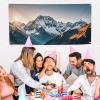 Large Personalized Mountain Compass Banner, 300D Polyester view 3