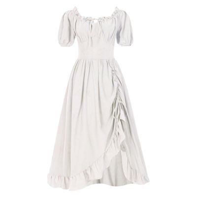 Women's Medieval Halloween Costume Gothic Vintage Maxi Dress