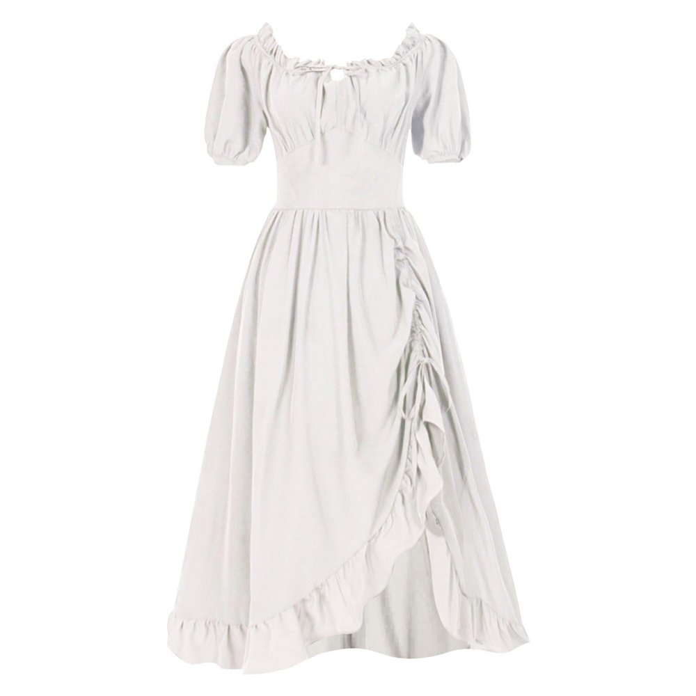 Women's Medieval Halloween Costume Gothic Vintage Maxi Dress
