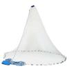 Sefdrert Saltwater Cast Net for Bait and Fish, 1.5 m Radius view 1