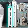 CONGRUI Narrow Storage Cabinet for Small Gaps, 4-Drawer Tower with 2 Casters, Bathroom Side Cabinet (Tissue) view 4