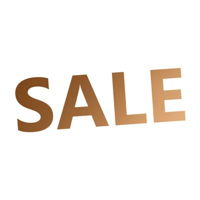 INDIGOS UG Storefront Window Sticker Sale - Copper - 80 cm - Custom Business Sign