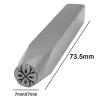 HPFHSJ Flower22 Metal Steel Letter Punch Stamps for Metal Jewelry view 2