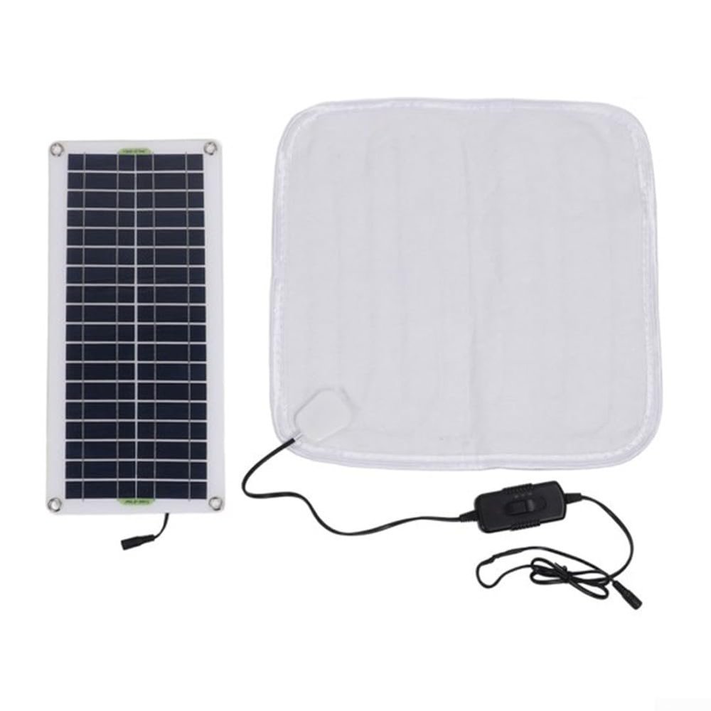 SPORTARC 50W Monocrystalline Solar Panel Electric Heated Blanket for Heat Retention (Without ...)