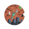 Car Coaster, 1 Pc, Zombie Hand, Absorbent Non-Slip Rubber Cup Holder Liner view 1