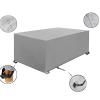 Outdoor Furniture Cover 200 x 130 x 60 cm, Waterproof 420D Oxford Fabric, Silver view 4