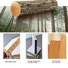 Wooden Men's Urinal Privacy Partition for Public Restrooms, 45 x 120 cm, Brown view 2
