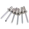 304 Stainless Steel Open Rivets, Round-Head Rivets, Decorative Nails, Hollow Rivets M3.2/M4 (20 pcs) view 2