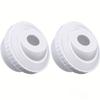 snowzhi Hydrostream Pool Jets, Directional Flow, 3/4-Inch Opening, 1-1/2-Inch MIP Thread, White SP1419D Inlet Fittings, 2-Pack view 1
