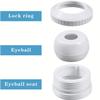 snowzhi Hydrostream Pool Jets, Directional Flow, 3/4-Inch Opening, 1-1/2-Inch MIP Thread, White SP1419D Inlet Fittings, 2-Pack view 4