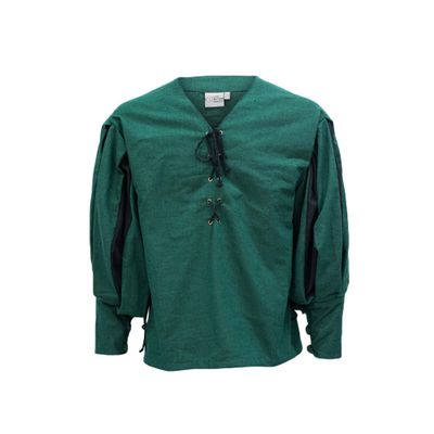 Burgschneider Medieval Landsknecht Cotton Shirt for Men